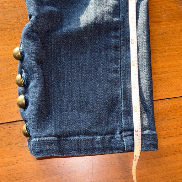 Belle by Kim Gravel Dark Blue Skinny Jeans - Picture 11 of 16